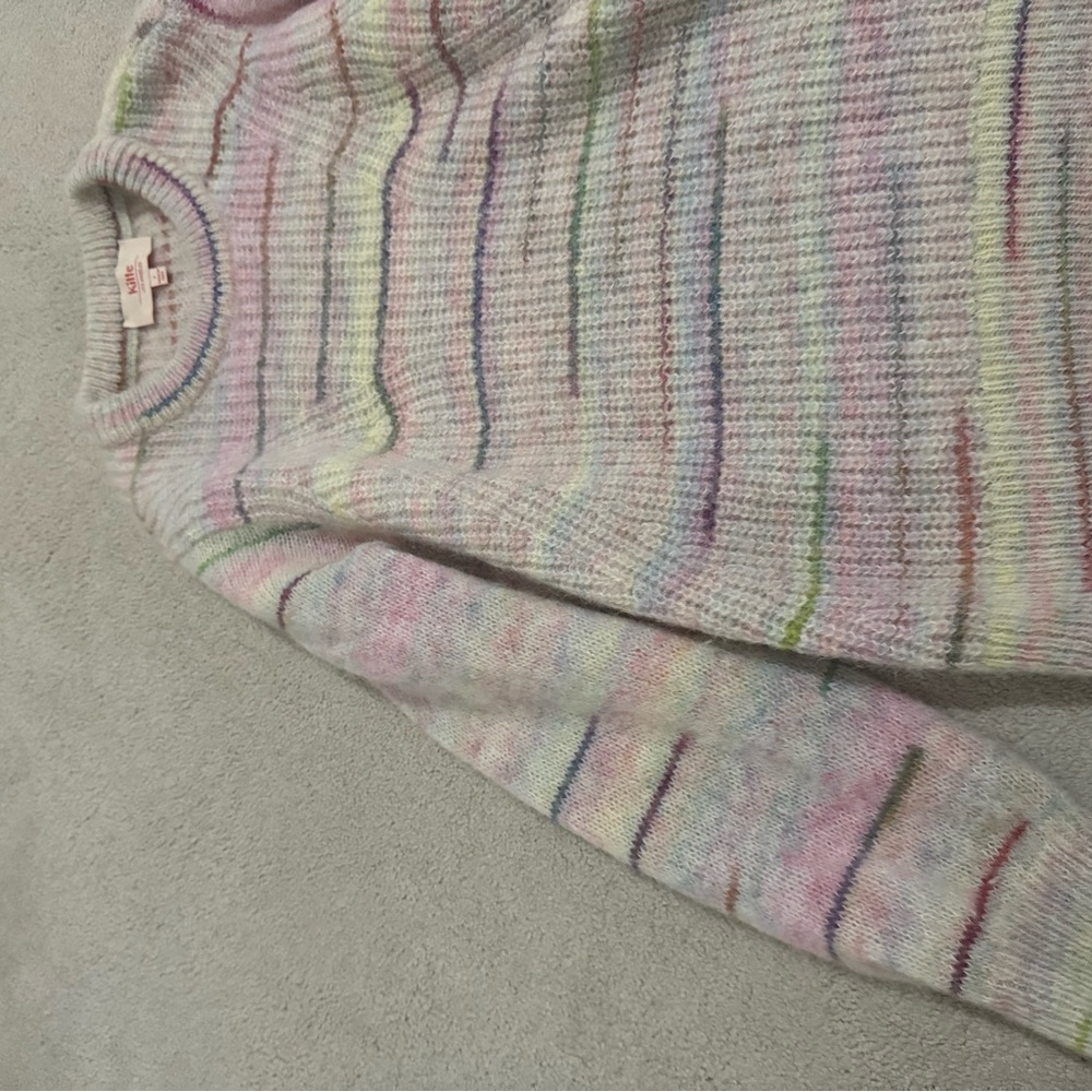 Knitty Women's Multicolor Crew Neck Sweater - Picture 3 of 4